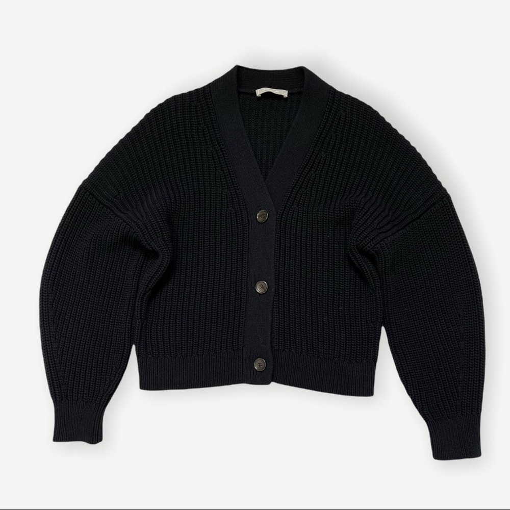 Everlane Texture Cotton Crop Cardigan